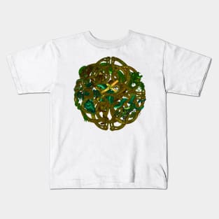 Celtic Knot with Dragons Kids T-Shirt